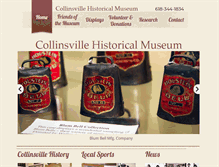 Tablet Screenshot of collinsvillemuseum.org